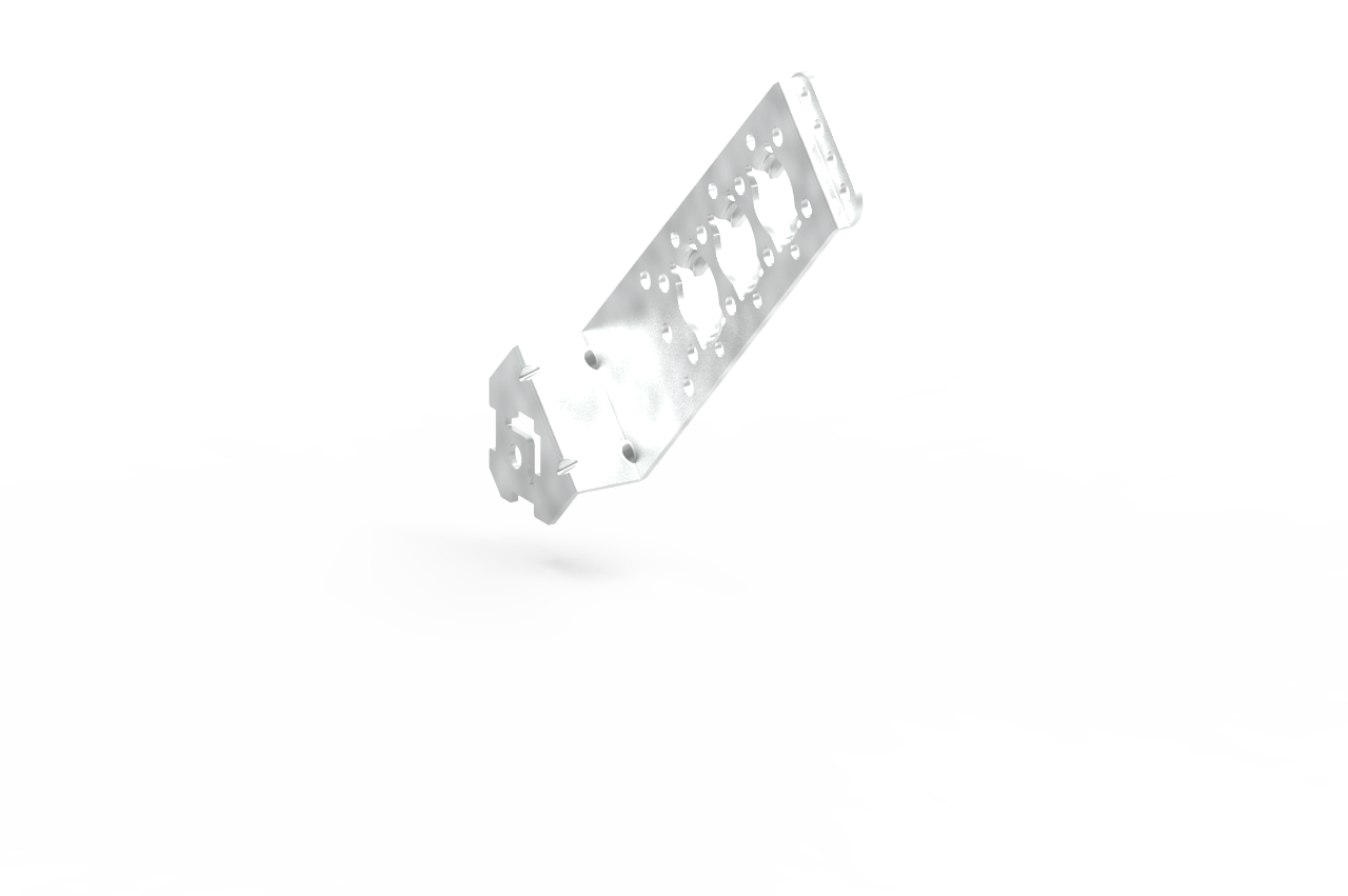 Equerre tradi ZEDEF déport 74mm