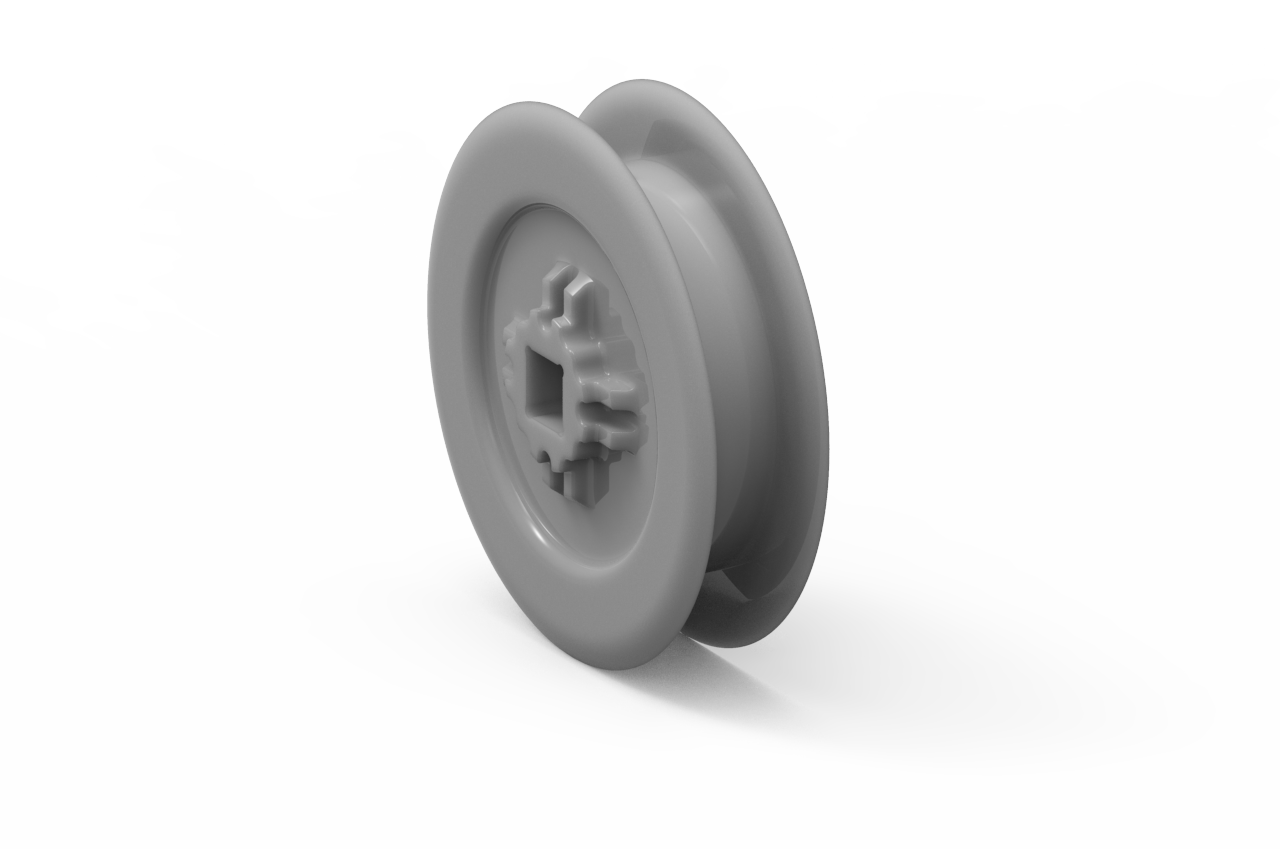 Poulie carré de 10 D125